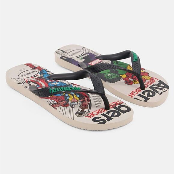 Havaianas Other - Havaianas The Marvel Avengers Hulk Thor Thong Flip Flops Sandals Men Size 13